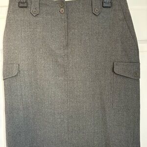 Talbots Charcoal Pencil Skirt